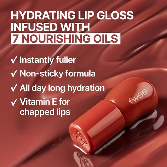3D Voluming Gloss 70% (Rich) | Vanilla 70% | High Shine, Non-Sticky Lip Gloss for Makeup | Long-Lasting, Moisturizing Gel Formula | 30%, 70% Pigment Options | 5.3g