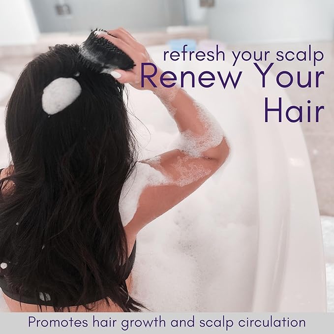 Avilana Silicone Body Scrubber – Gentle Shower Brush & Loofah Alternative – Silver-Infused Options – Fast-Drying, Hygienic, BPA-Free Silicone Body Exfoliator for Sensitive Skin, Men & Women