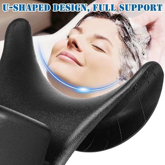 DOITOOL Shampoo Bowl Head Rest Salon Sink Neck Cushion Soft Silicon Shampoo Bowl Neck Rest Pillows Hair Washing Sink Support for Salon Accessories Hair Spa Washing Basin
