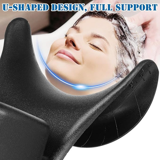 DOITOOL Shampoo Bowl Head Rest Salon Sink Neck Cushion Soft Silicon Shampoo Bowl Neck Rest Pillows Hair Washing Sink Support for Salon Accessories Hair Spa Washing Basin