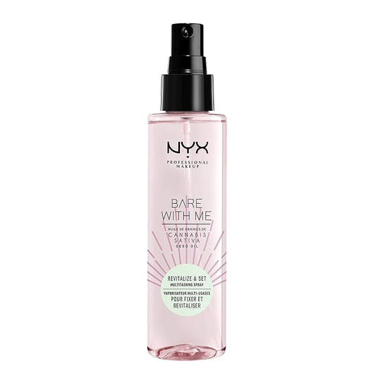 NYX PROFESSIONAL MAKEUP Bare With Me Cannabis Sativa Seed Oil Multitasking Primer & Setting Spray