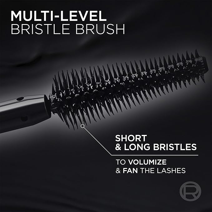 L'Oreal Paris Voluminous Panorama Mascara, Volumizing and Lengthening Formula, Longwear, Smudge-Resistant and Washable, All Night Black Mascara, 0.33 Fl Oz