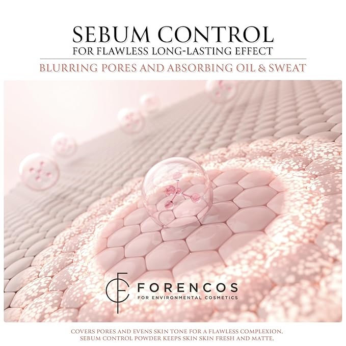 FORENCOS Matte Blush Set (Puff Included), Long Lasting Korean Blush Power, Zero Sebum Shine, Flawless Finish, Easy Blending, Lightweight & No Cakey Residue (PURE FOG)