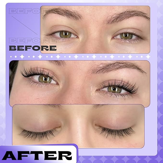 Magnetic Eyelashes with Applicator Reusable Magnetic Lashes No Glue Needed Magnetic Eyelashes without Eyeliner Cat Eye Natural Look Magnetic Eyelashes Magnetic Lashes by Lanflower