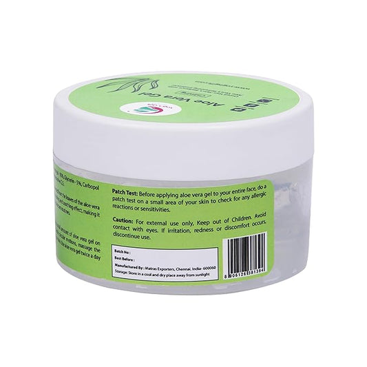 Aloe Vera Gel 12 oz | Unscented Aloe Vera For Face, Skin, Scalp & Hair | by Yogi’s Gift®