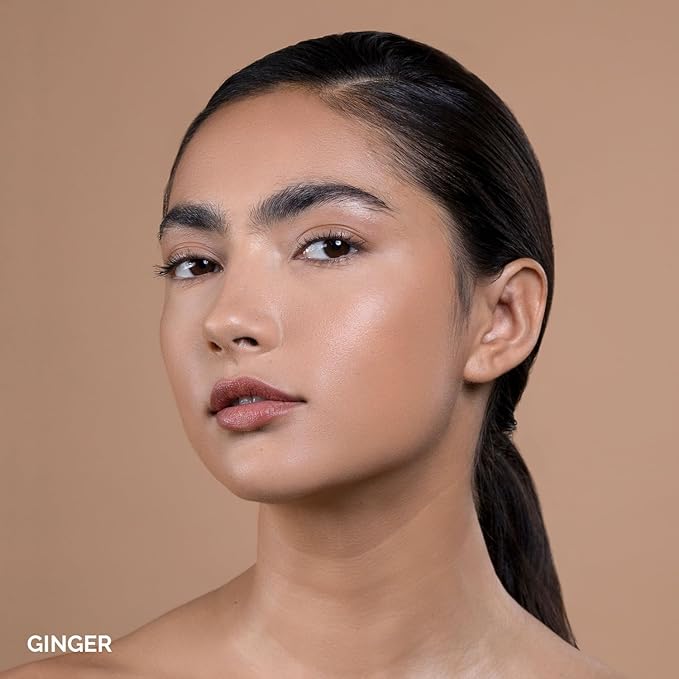 OFIR Skin Satin Medium Coverage Foundation | Lightweight Foundation Makeup with Vegan Formula | Blue Light Protection & Non-Creasing for Long-Lasting Wear | 1 FL OZ (Ginger - Light Warm)