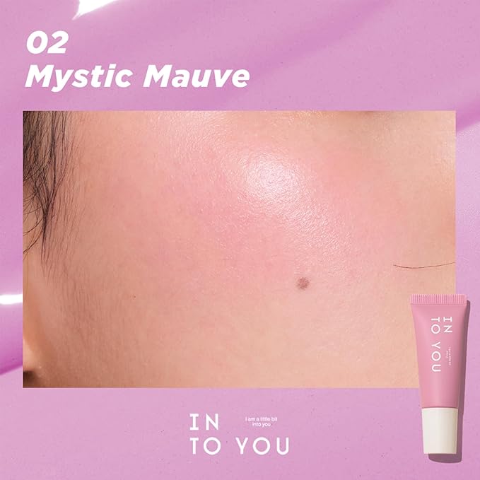 INTO YOU Liquid Blush for Cheeks, Water Sense Evolves Into Soft Fog Powder Matte and Natural Finish, Light and Comfortable Cream to Hold Makeup, Mystic Mauve(A02)