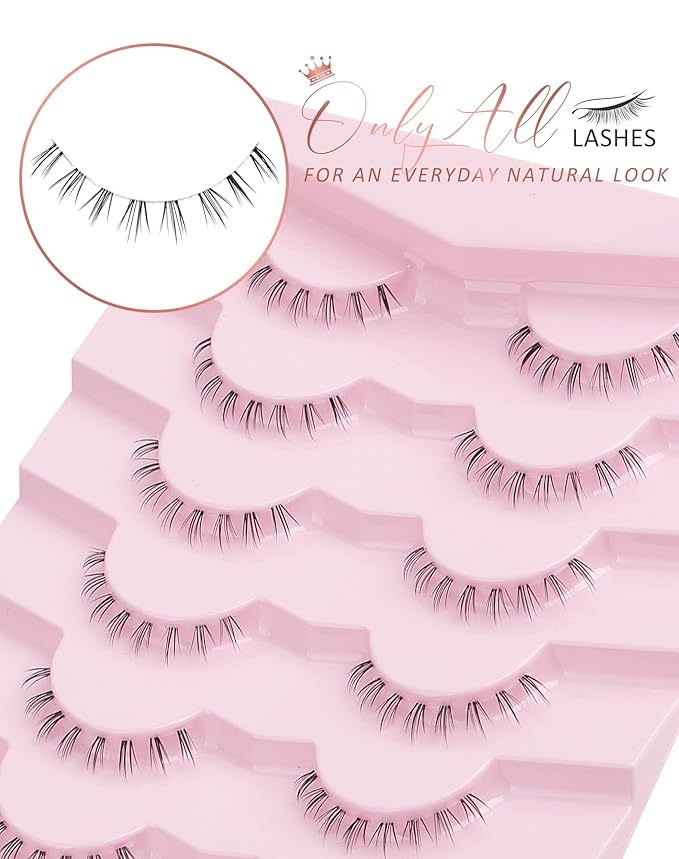 Bottom Eyelashes False Lower Lashes Fake 7 Pairs Bottom-9