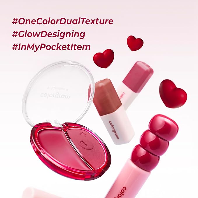 COLORGRAM TINTIN DORY DUO BLUSHER 05 RED HEART DUO