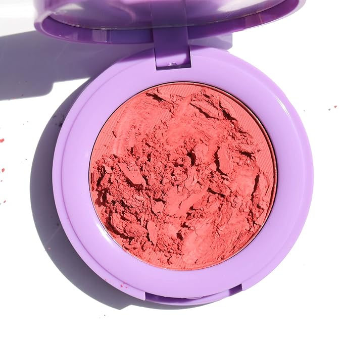 Half Caked In Bloom Powder Blush | vegan & cruelty-free, fragrance-free, highly pigmented, primer-infused | 3.8g (Freshly Squeezed)