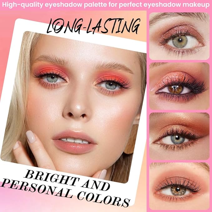 9Colors Eyeshadow Palette, Green Eye Enhancers Magic EyeShadow Palette, Glitter Shimmer Sparkly Eye Shadow Makeup, Velvety Pigmented Creamy Long Lasting Waterproof Naturing-Looking Women Girls