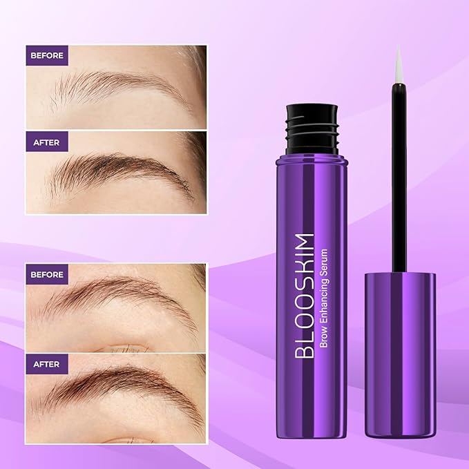 Eyebrow Growth Serum for Women & Men – Natural Brow Enhancing Serum to Grow Thicker, Fuller Brows Fast – Nourishing Eyebrow Hair Growth - 0.17 fl oz