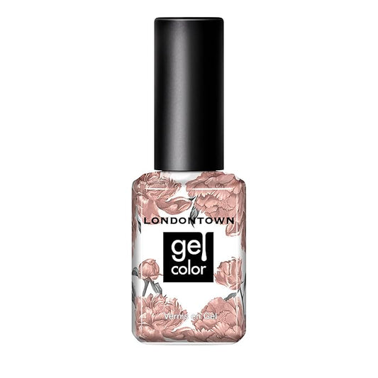 LONDONTOWN UV/LED Gel Nail Polish - Long Lasting, Chip Resistant High Shine Color - Glossy Pink Beige, Rose Latte, 12ml/.40fl oz