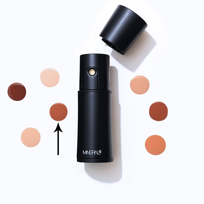 Mineral Air Four-in-One Foundation for Mineral Air Mist Device—Color, 28 ml, Standard Size - Tan