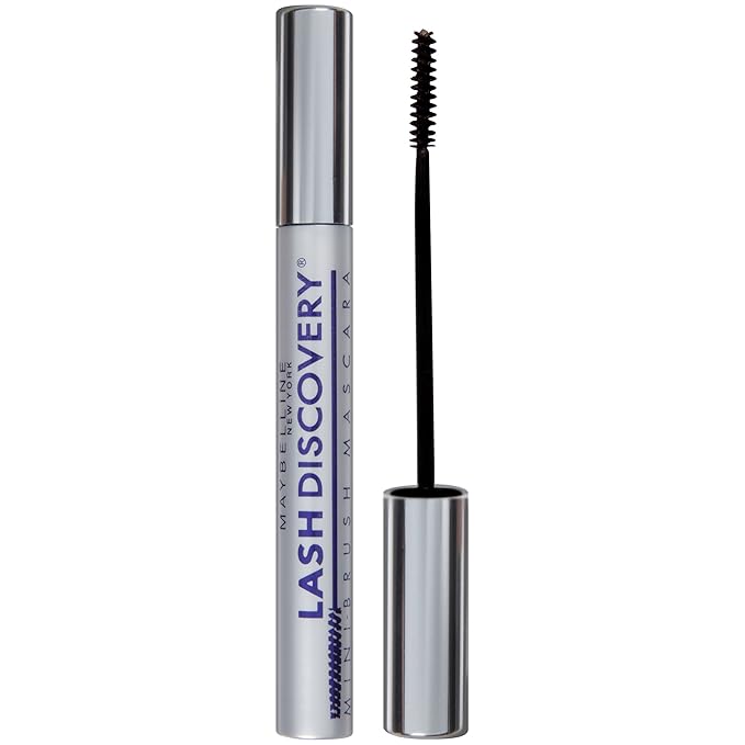 Maybelline New York Lash Discovery Mini-Brush Washable Mascara, Very Black, 0.16 fl. oz.