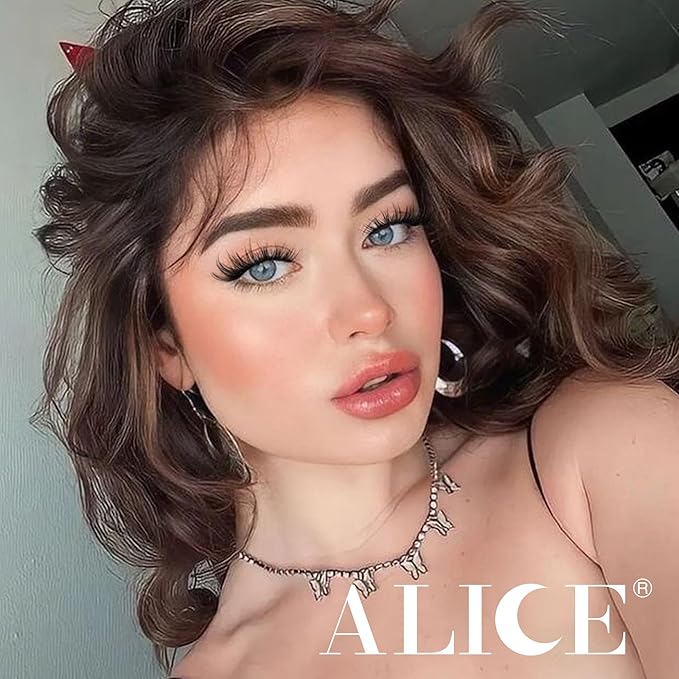 ALICE Cluster Eyelash Extension Kit Natural Wispy Lash Clusters Kit DIY Lash Extension Kit 196pcs 10-18mm Individual Lashes with Mix 4-7mm of Lash Band Lash Glue Lash Twezeers