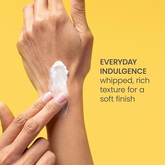 Burt's Bees Christmas Gifts, Boosted Body Whipped Butter With a Ceramide, Niacinamide and Peptide Complex, Quick-Absorbing Body Butter, Tropical Scented, 6.5 oz. Jar