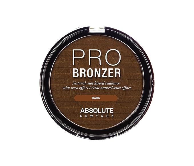 Absolute New York APB03 Pro Bronzer, Compact with Micro-Fine Shimmer, Naturally Sun-Kissed Radiance