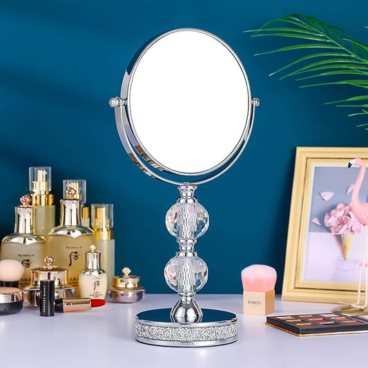M020 360 Swivel Vanity Mirror - Double Sided, 1X/5X Magnifying, Adjustable