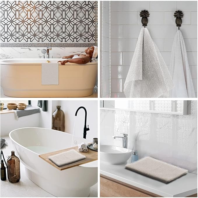 African Net Sponge Real African Net Sponge Authentic Exfoliating Washcloth for Deep Exfoliation Quick-Drying African Exfoliating Net Great for Daily Use77