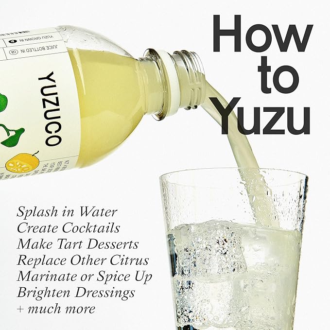 YUZUCO - Yuzu Super Juice - 4 Pack - 12oz - Loved by Chefs and Mixologists - Never Heat-Treated for Maximum Flavor and Aroma - Bottled in California