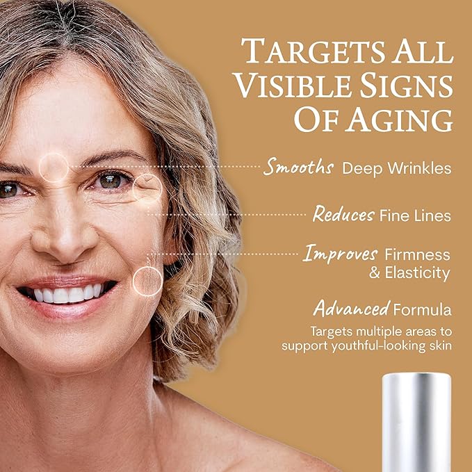 Biologic MaxiLift Instant Face Lift Serum - Skin Tightening Face Serum for Women Eyes, Firms and Smooths Sagging Skin, Fine Lines & Wrinkles - 0.5 Fl Oz