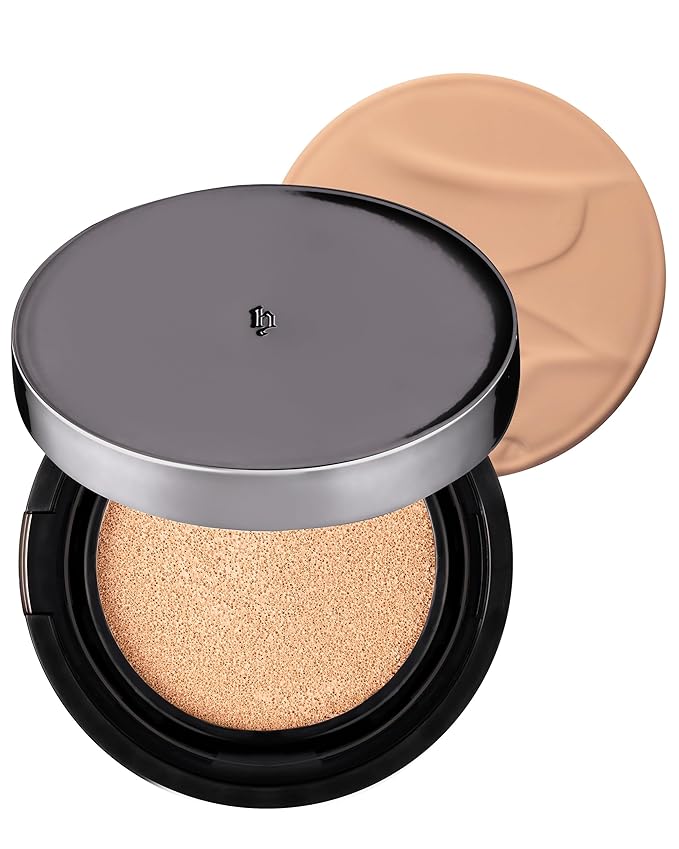 HEVVYMAKEUP H Cushion Semi Matte No.23 Medium Begie - Korean Makeup All Day Flawless Coverage Foundation for Neutral Dry Skin - Poreless Airy Weightless Coverage, 0.35oz.