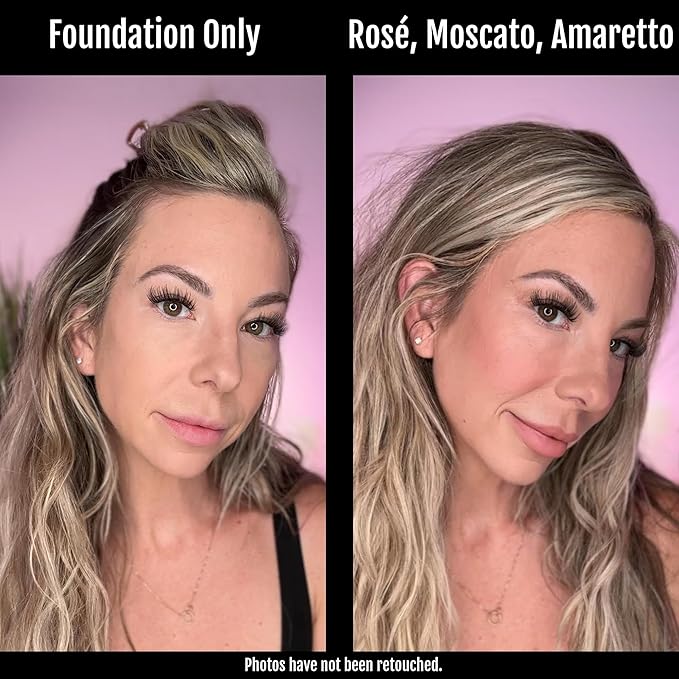 Organic Tint Tube, 100% Natural Vegan Gluten-Free Cream Bronzer Multi-Stick, Made in USA, Amaretto