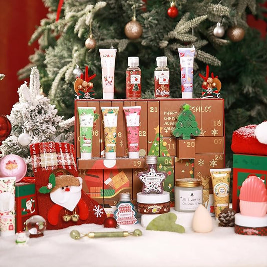 Advent Calendar 2025, 24 Days of Beauty Advent Calendar, Bath Gifts Sets for Women, Countdown Calendar for Christmas Holiday