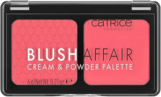 Catrice | Blush Affair Cream & Powder Palette | Highly Pigmented Radiant Cream & Soft Matte Powder | Vegan & Cruelty Free (010 Stunning Strawberry)