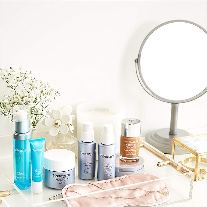 Neutrogena Hydro Boost Hydrating Hyaluronic Acid Serum, Oil-Free and Non-Comedogenic Face Serum Formula for Glowing Complexion, Oil-Free & Non-Comedogenic, 1 fl. oz