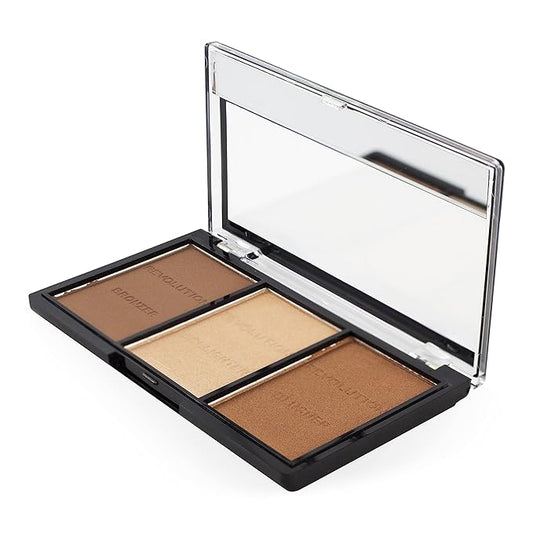 Makeup Revolution Ultra Sculpt & Contour Kit, Contour Palette, Define Your Features, Vegan & Cruelty Free, Ultra Light/Med C04, 3.6g