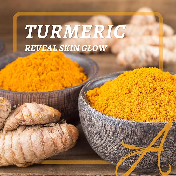 ANAI RUI Turmeric Body Scrub Exfoliator, Sugar Scrub for Exfoliating, Smoothing, Hydrating Skin, Face & Body Scrub with Turmeric, Face Body Hand and Foot Scrub, Moisturizing Body SkinCare, 9 OZ