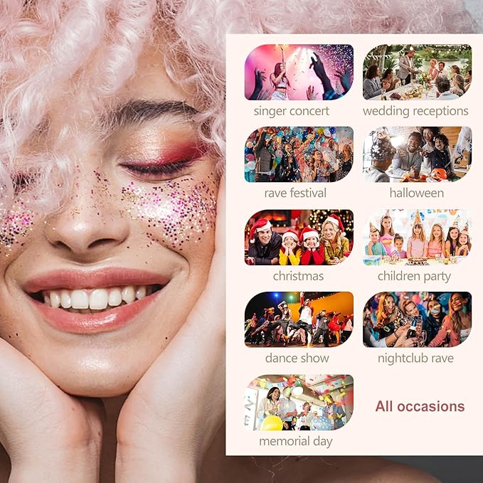 40-Color Ultra Shimmer Glitter Eyeshadow Palette: Professional, Chunky & Fine Glitter Pressed Glitter Eye Shadow Powder for Eyes, Face, & Body – Glitter Makeup Palette for Women & Girls