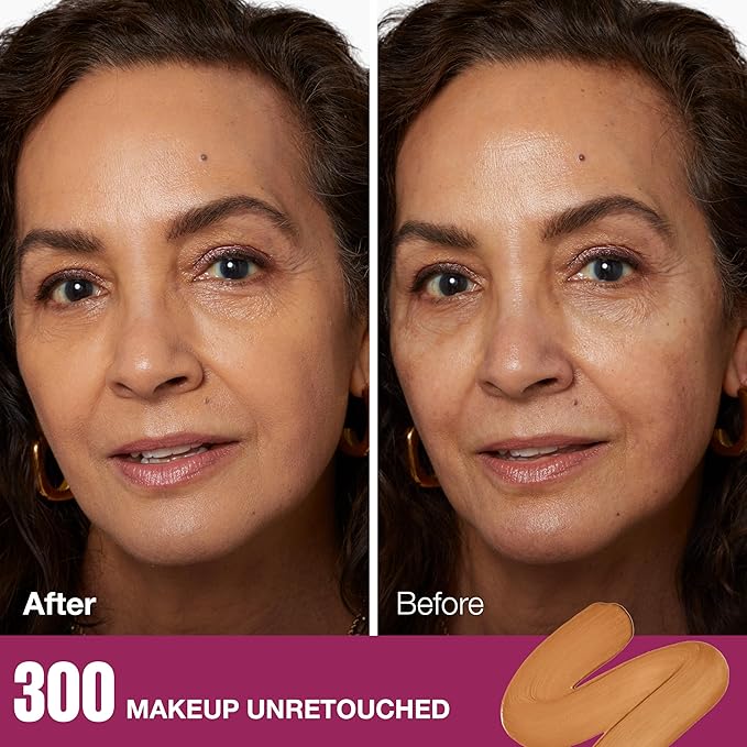 Maybelline Instant Age Rewind Eraser Foundation with SPF 20 and Moisturizing ProVitamin B5, 300, 1 Count (Packaging May Vary)