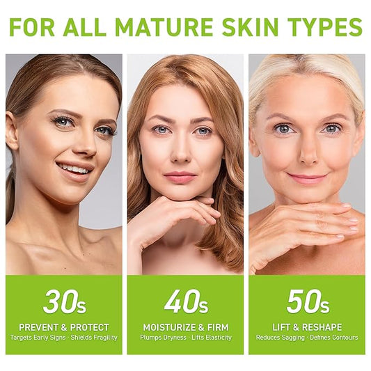 Anti-Wrinkle Retinol Serum for Face: Anti Aging Firming Skin Treatment with Hyaluronic Acid & Collagen - Deep Hydration Facial Care for Women Over 30，Daily & Night Use, 1.0 fl.oz