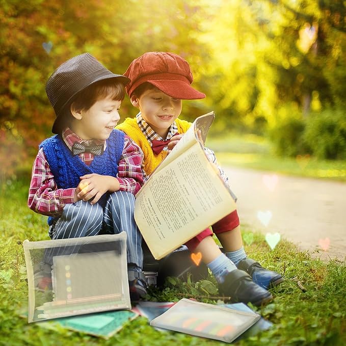 Boao 6 Pieces Mesh Makeup Bags Mesh Cosmetic Bag Portable Travel Organizing Zipper Pouch Toiletries Makeup Pouches for Home Office Travel Accessories (Beige)