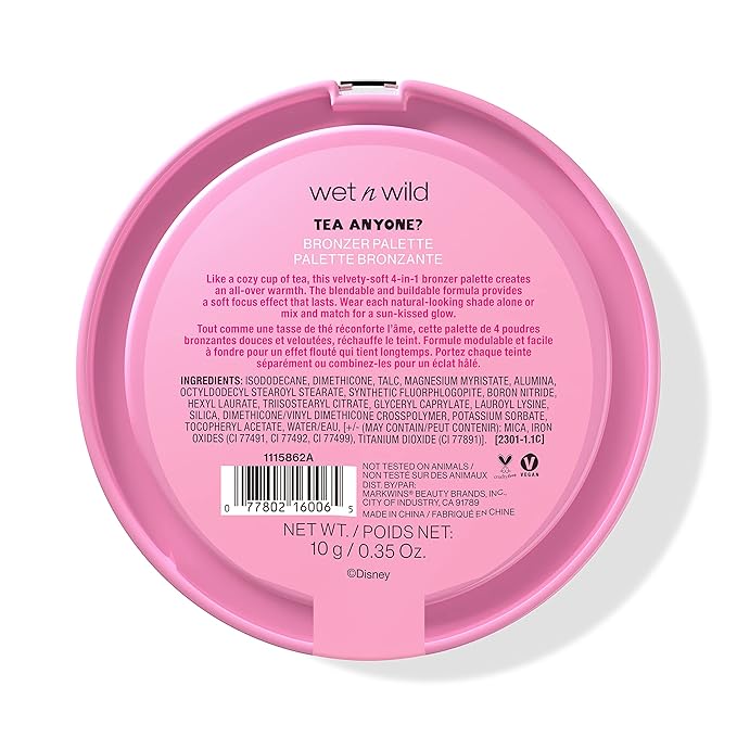 wet n wild Tea Anyone? Bronzer Palette Alice In Wonderland Collection