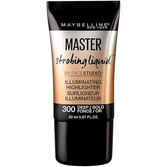 Maybelline Master Strobing Liquid Illuminating Highlighter, Deep/Gold, 0.67 fl. oz.