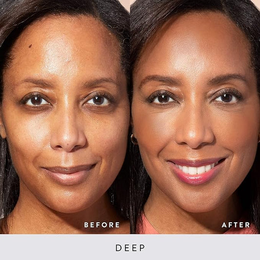 LAURA GELLER NEW YORK Instant Vacation 2pc - Baked Bronze-n-Brighten Powder - Deep + Spackle Skin Perfecting Makeup Primer