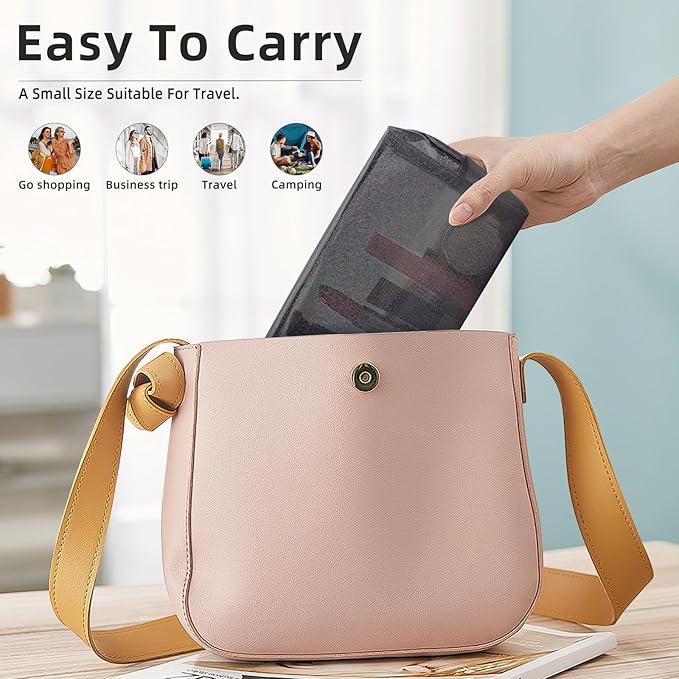 Clear Colorful Makeup Bag, Thick PVC Small Clear Toiletry Bag for Travel, Waterproof Cosmetic Bag with Durable Zipper & Detachable Strap, Cute Transparent Pouch Organizer for Women, 7.1×4×3 In Black