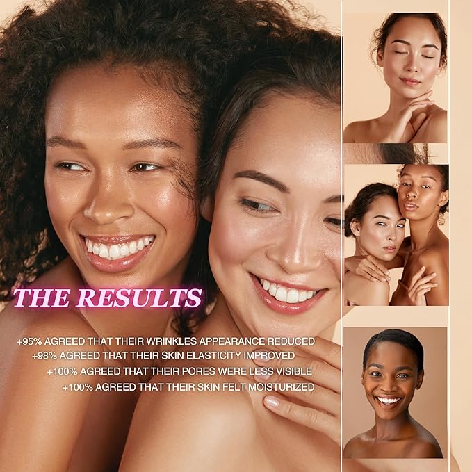 Bio-Collagen Face Mask, Deep Hydrating Overnight, Korean Skin Care, Facial Masks for Women, Pore Minimizing, Firming & Anti-Aging, Beauty Sheet Masks, 34g x 4-pack