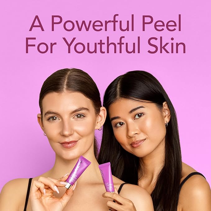 Lancer Skincare Caviar Lime Acid Peel On the Go, Retinol Facial Chemical Peel with Brightening Glycolic Acid, Travel Size, 0.5 Fluid Ounces