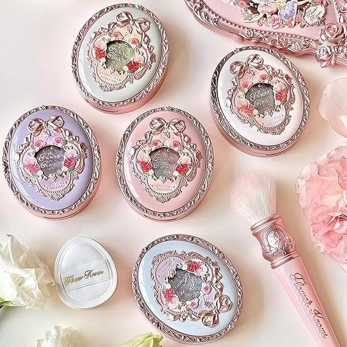 Flower Knows Swan Ballet Embossed Blush,Peach Matte Finish,Buildable & Blendable Powder Blush for cheeks,Natural Flush for All Skin Tones(03 Ballet Fairy,5g)