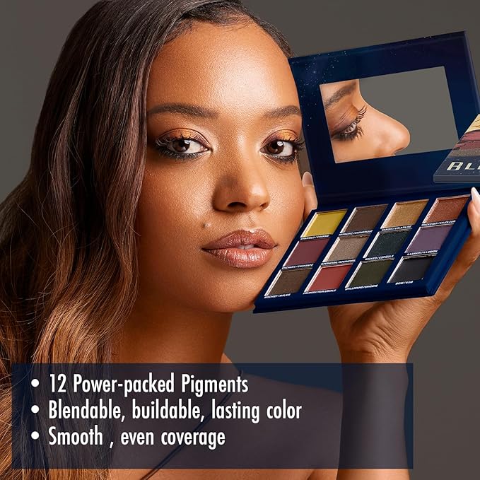 Black Radiance Brilliant Effects Eye Shadow Palette Midnight Magic