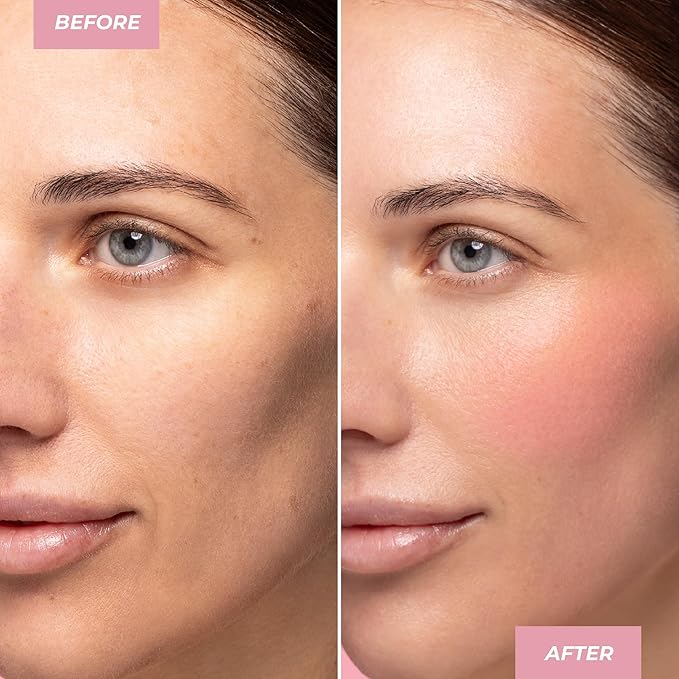 MCoBeauty Dream Liquid Dewy Blush, Soft Pink, Radiant Flush for Fresh, Glowing Cheeks, Vegan, Cruelty Free Cosmetics