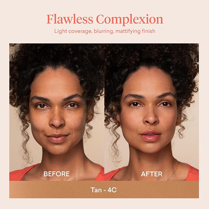 Toty by Sofia Vergara - Ilumina CC Creamy Compact SPF 50+ Refill - Mineral Sunscreen for Face - Cream Foundation Balm - Blurring, Matte Light Coverage - Water Resistant - All Skin Types - 4C