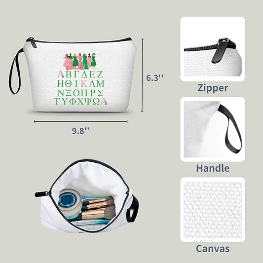 Big Little Sorority Cool Gifts for Women Birthday Female Friend Gift Ideas Make Up Bags Sorority Gifts for Women