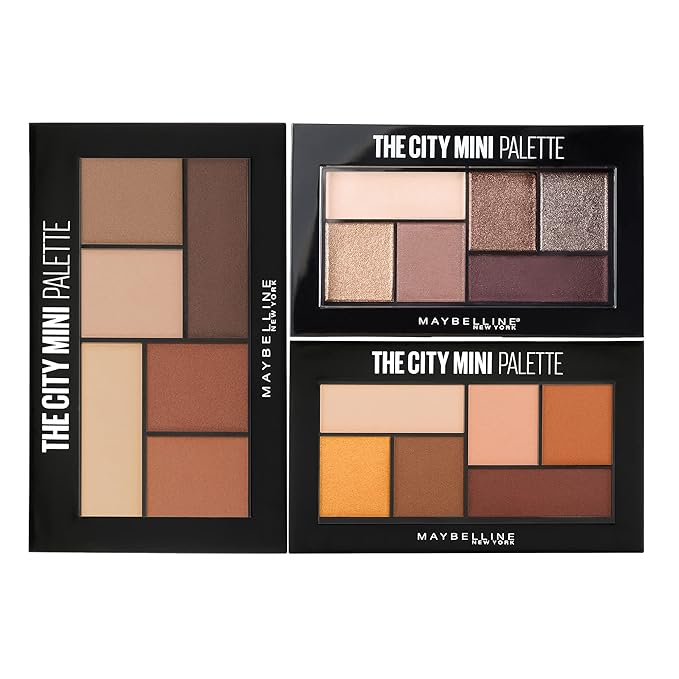 Maybelline New York The City Mini Eyeshadow Palette Makeup, Brooklyn Nudes, 0.14 oz.