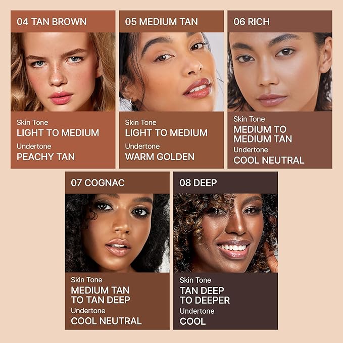 Airy Velvet Contour Stick, Cool Toned Face Sculpting Cream Makeup, Buildable with Lightweight Natural Finish, Hyaluronic Acid & Green Tea Extract (4 Tan Brown, 0.70 Ounce)